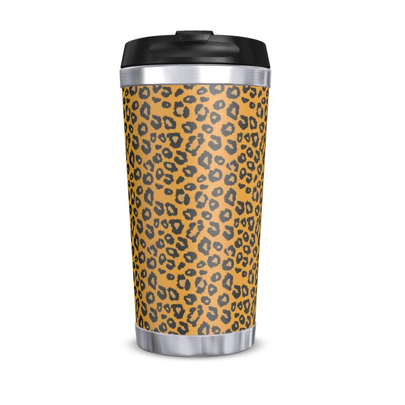 Leopard Blaze Travel Mug – Rizzlly