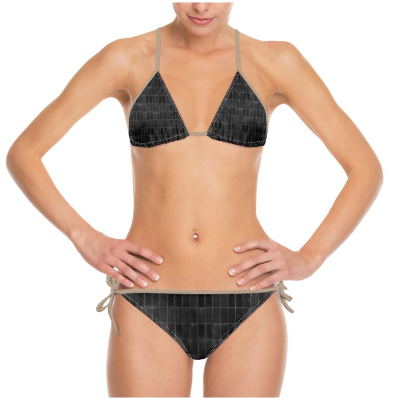 Black Mosaic Bikini
