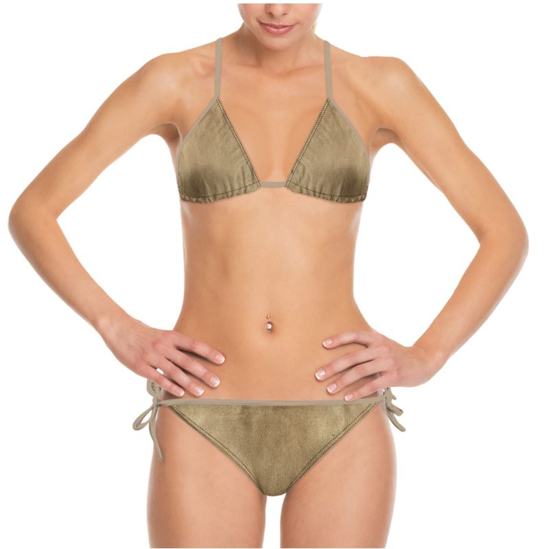 Super Natural Olive Shades Bikini