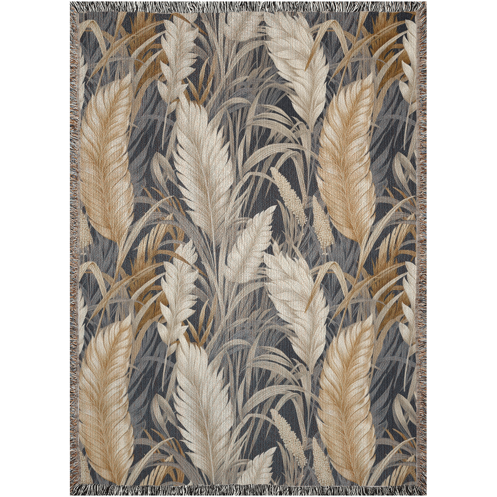 Grass Wheat Woven Blanket - Rizzlly