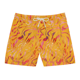 Vibrant Tropical Swim Shorts for Men - Perfect for Summer Adventures