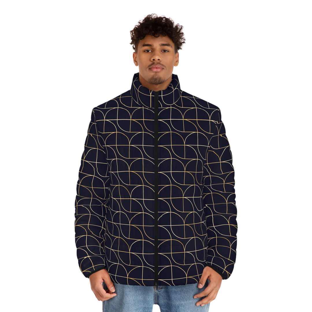 Navy Men's Puffer Jacket