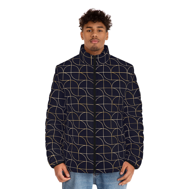 Navy Men's Puffer Jacket