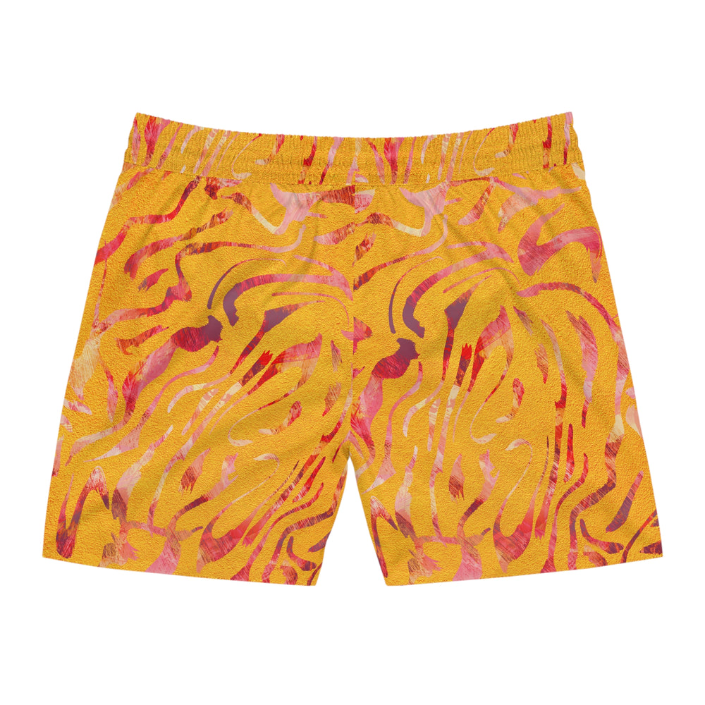 Vibrant Tropical Swim Shorts for Men - Perfect for Summer Adventures - Rizzlly
