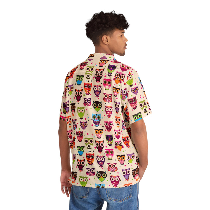 Colorful Owl Hawaiian Shirt