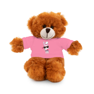 Cute Plush Bear with Custom Tee - Perfect Gift for Kids & Celebrations