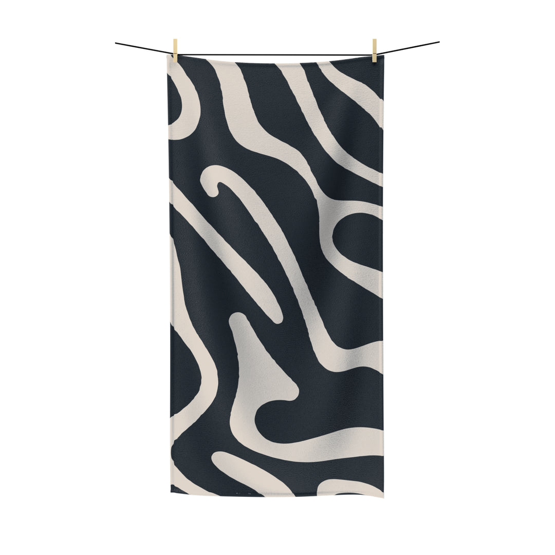 Abstract Polycotton Towel
