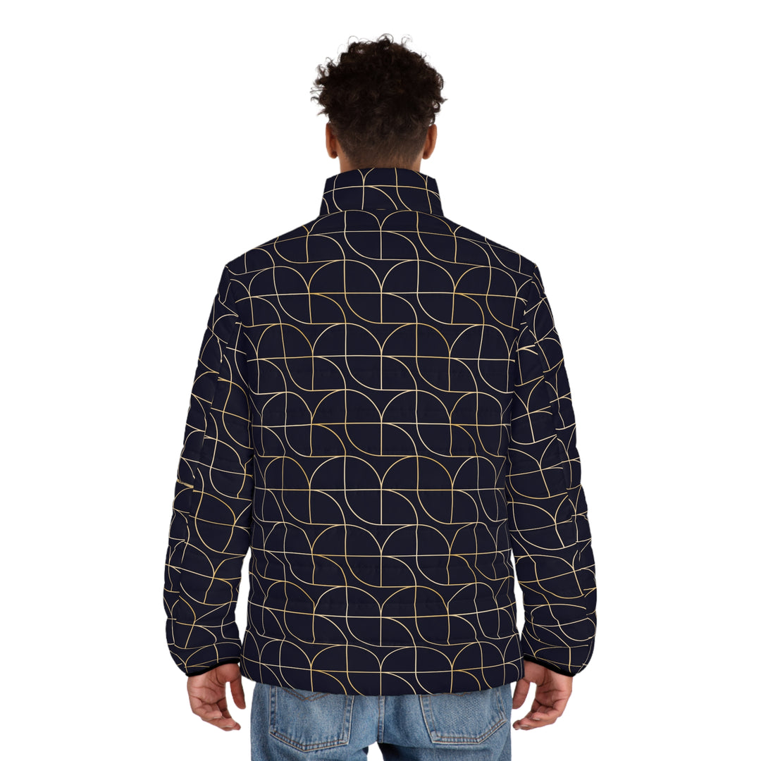 Navy Men's Puffer Jacket