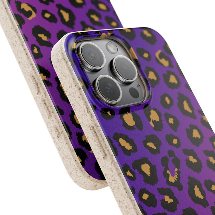 Gradient Leopard Biodegradable Cases