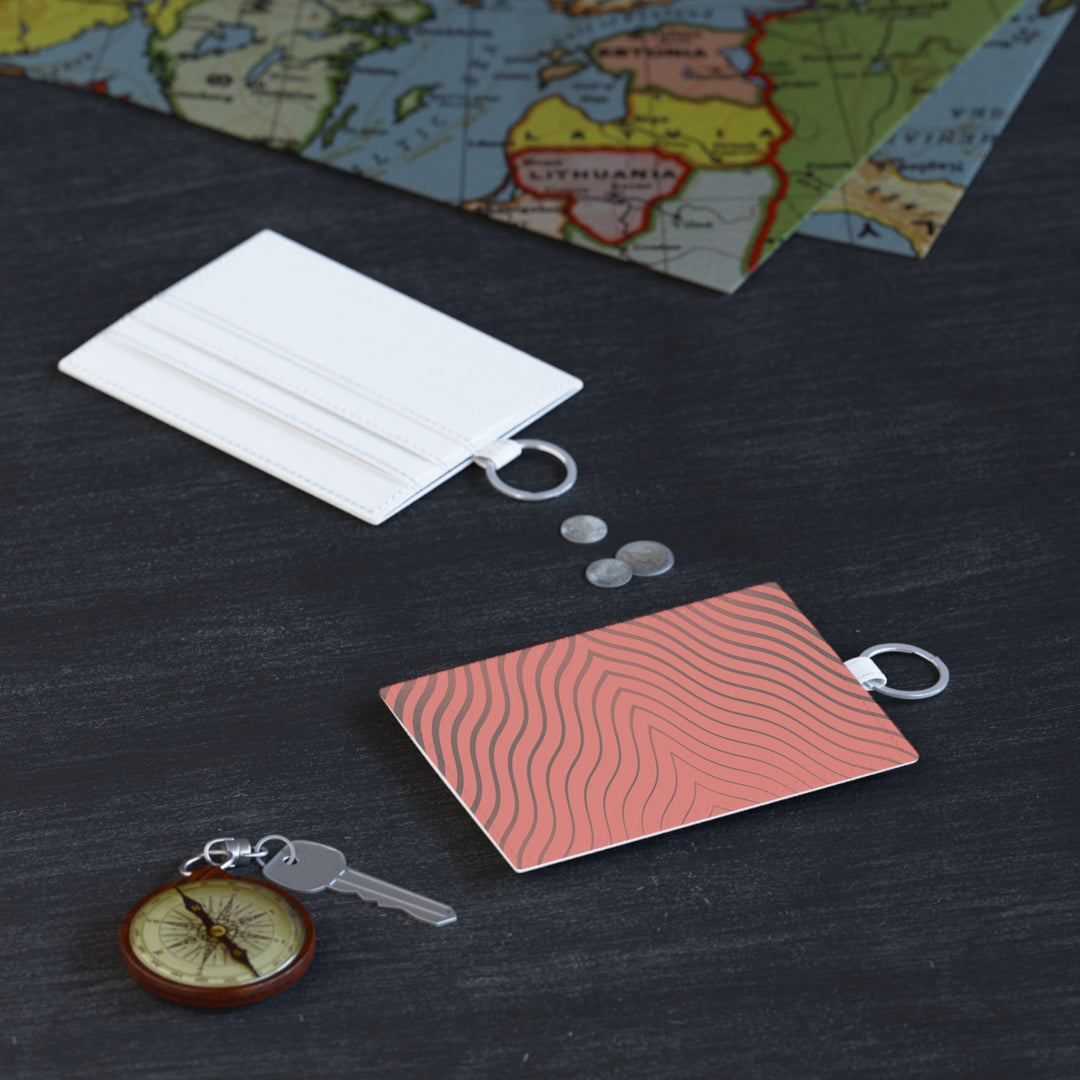 Stylish Coral Card Holder