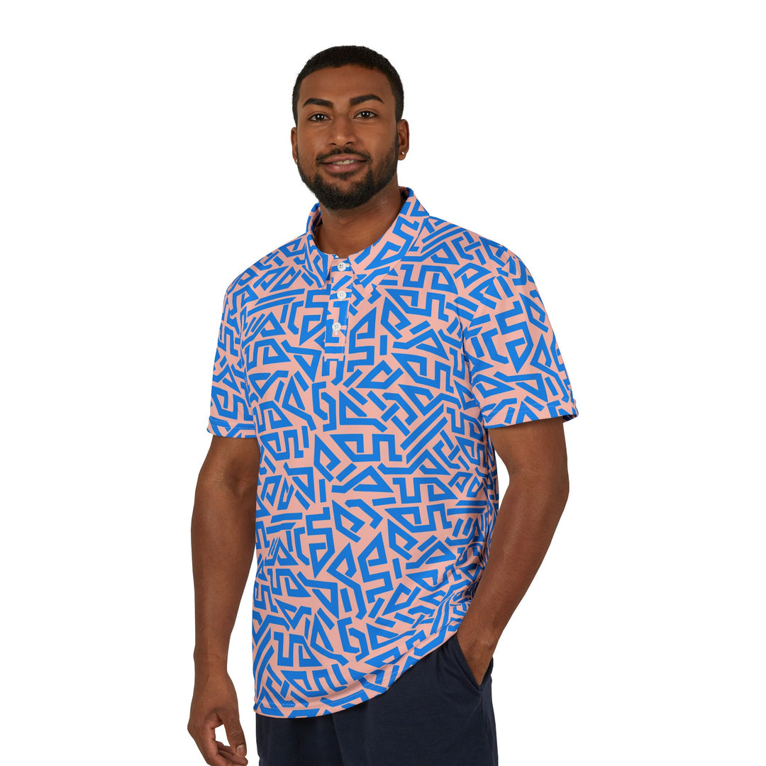 Geometric Gem Polo Shirt