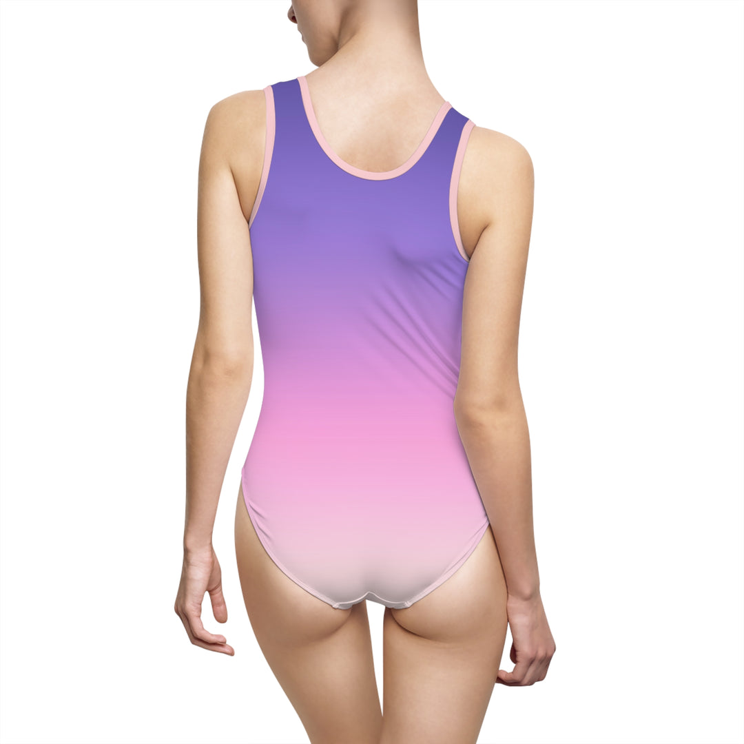 Women's Gradient One-Piece Swimsuit