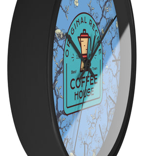 Coffee House Wall Clock - Original Recipe Design for Coffee Lovers