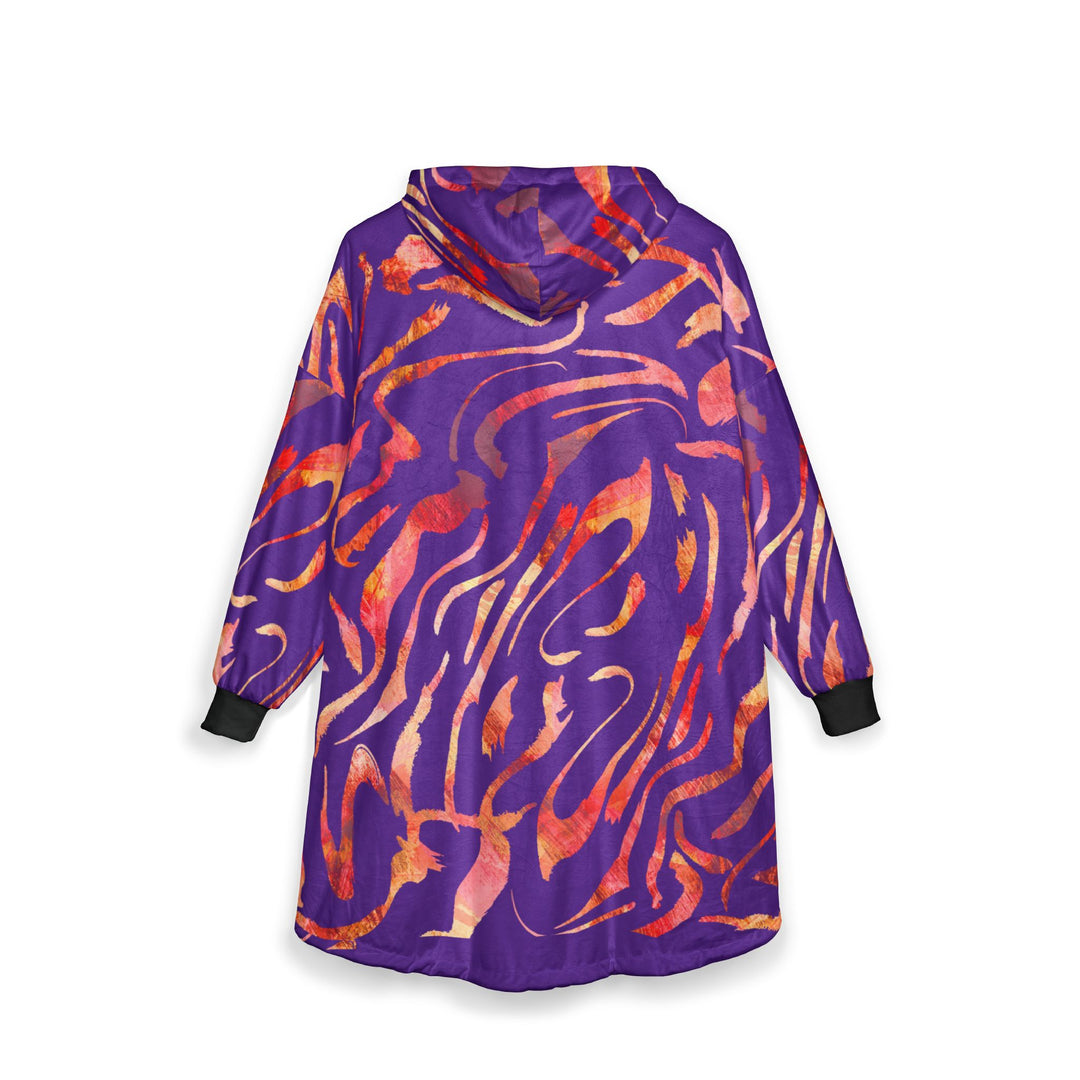 Vibrant Savannah Hooded Blanket