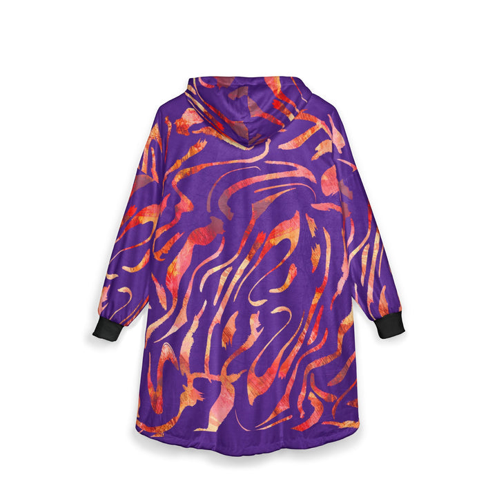 Vibrant Savannah Hooded Blanket