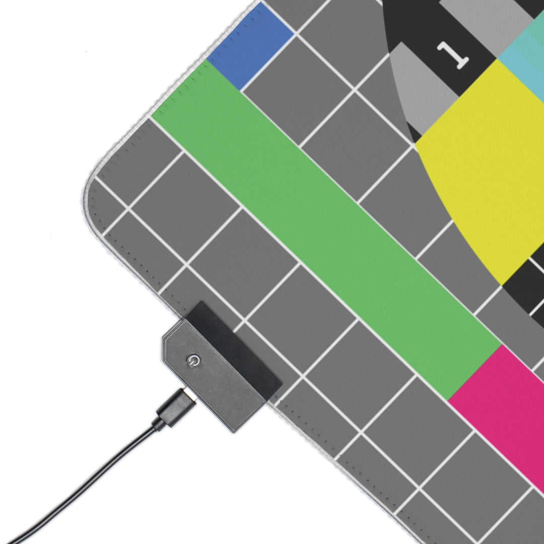LED TV Signal Gaming Mouse Pad
