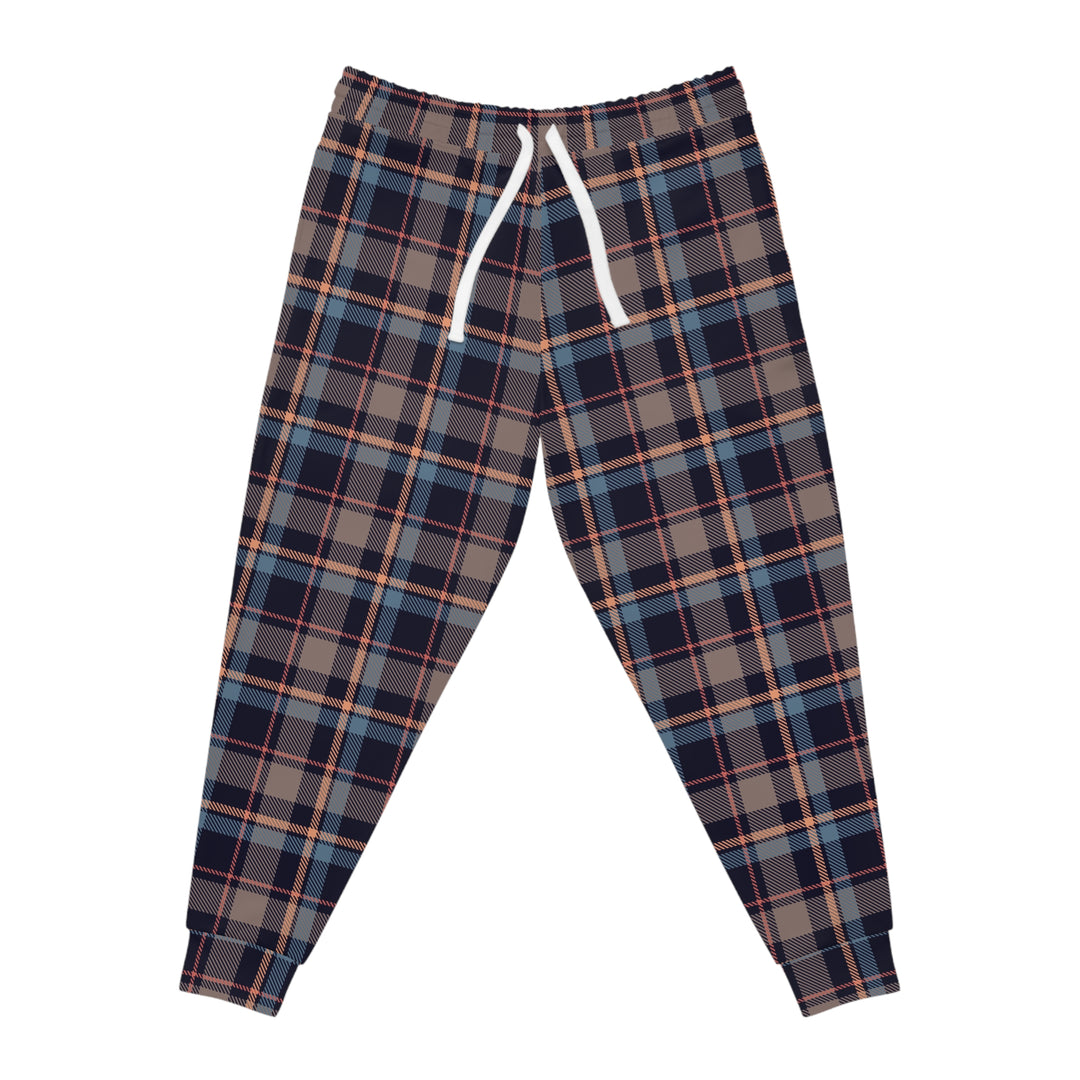 Men Athletic Joggers Tartan - Rizzlly