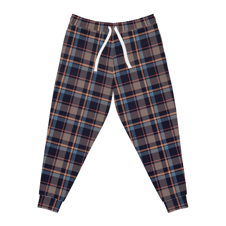 Men Athletic Joggers Tartan - Rizzlly