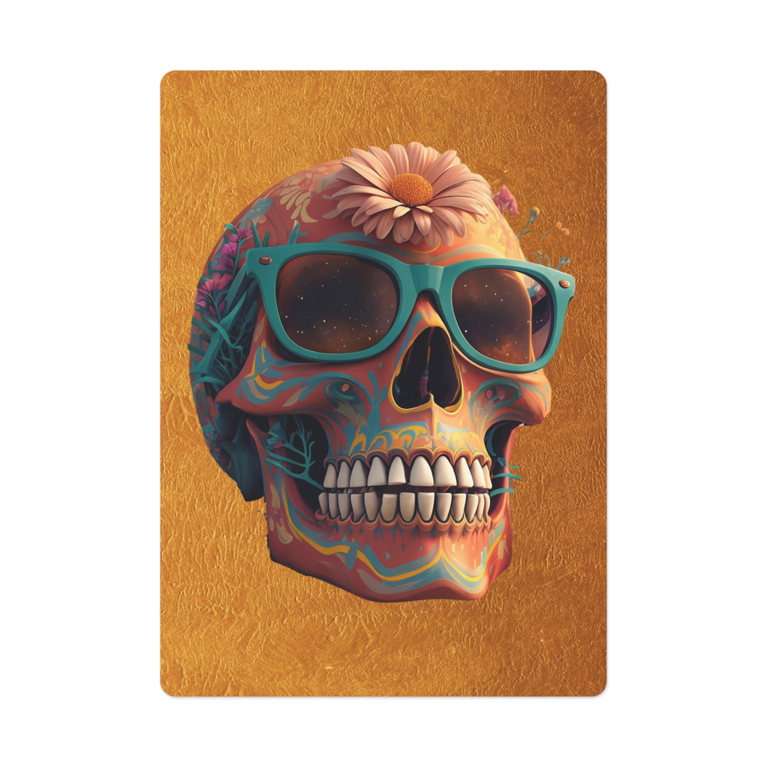Vibrant Skull Poker Cards Set - Unique Playing Cards for Game Night - Rizzlly
