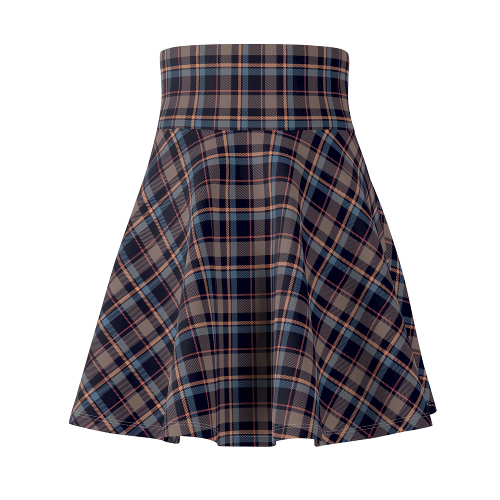 Bohemian Plaid Women's Skater Skirt - Rizzlly