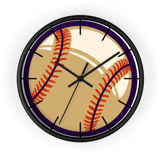 Baseball Wall Clock - Perfect Sports Decor for Fans & Players