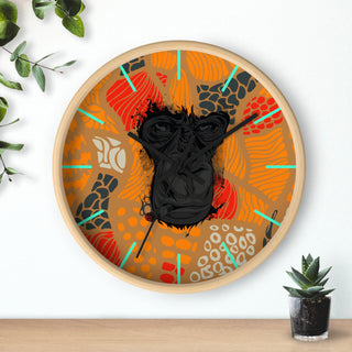 Artistic Gorilla Wall Clock | Unique Home Decor for Animal Lovers