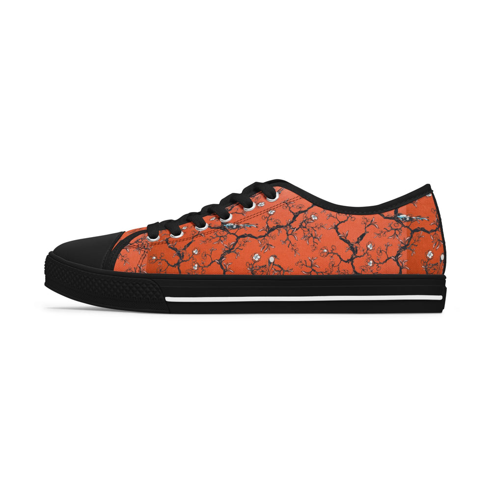 Floral Women's Low Top Sneakers - Stylish Comfort for Everyday Wear - Rizzlly