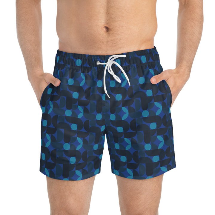 Cool Geometric Swim Trunks