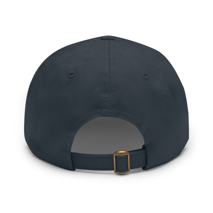Dad Hat - Teddy Bear Leather Patch Embroidered Cap - Rizzlly