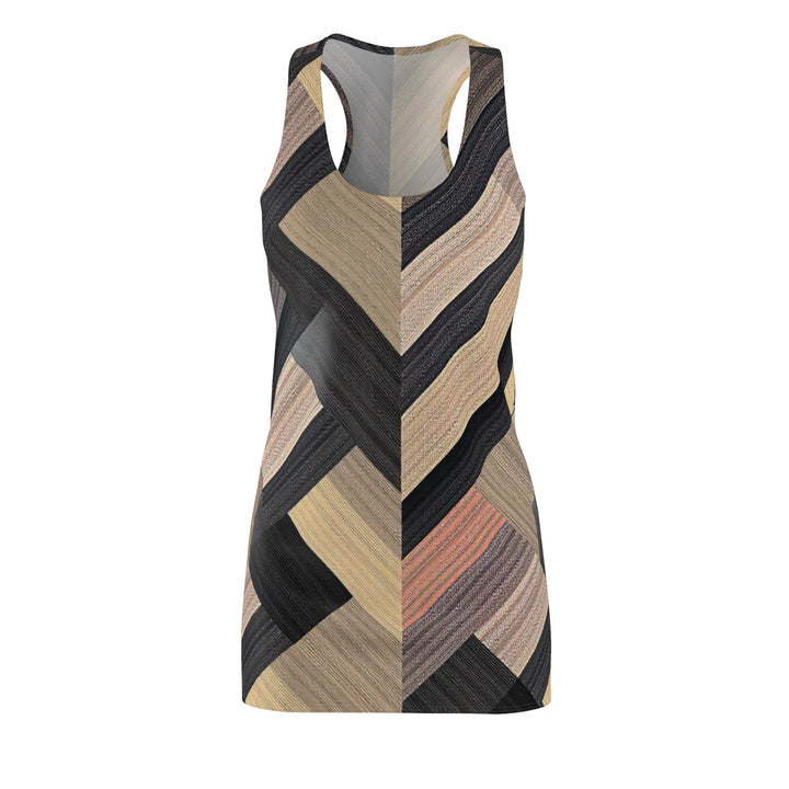 Chic Geometric Racerback Dress