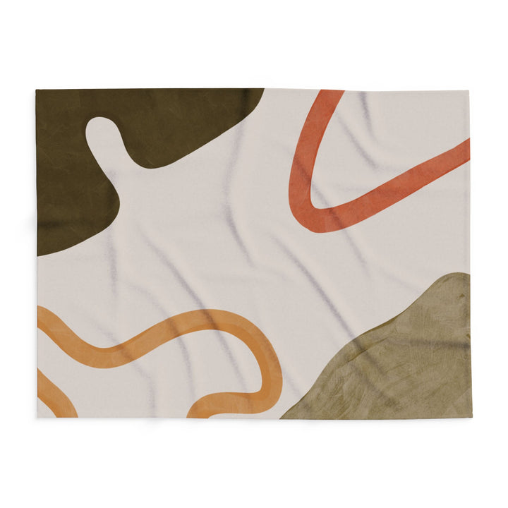 Modern Abstract Fleece Blanket