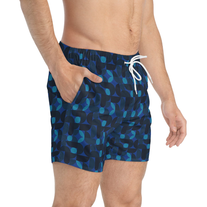 Cool Geometric Swim Trunks