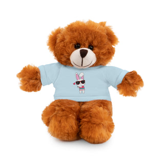 Cute Plush Bear with Custom Tee - Perfect Gift for Kids & Celebrations