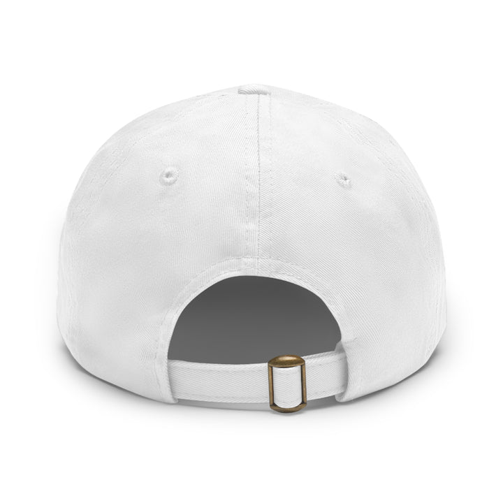 Dad Hat with Leather Patch (Round) - Rizzlly