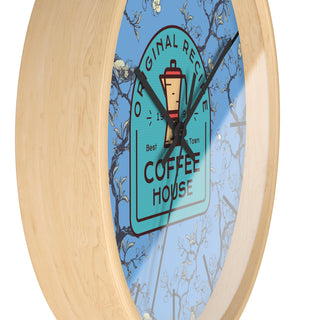 Coffee House Wall Clock - Original Recipe Design for Coffee Lovers