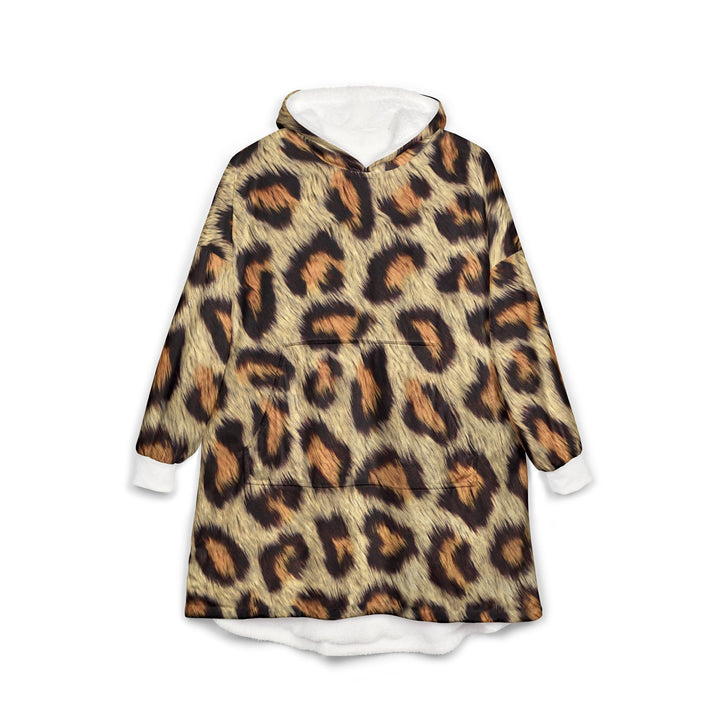 Leopard Hooded Blanket