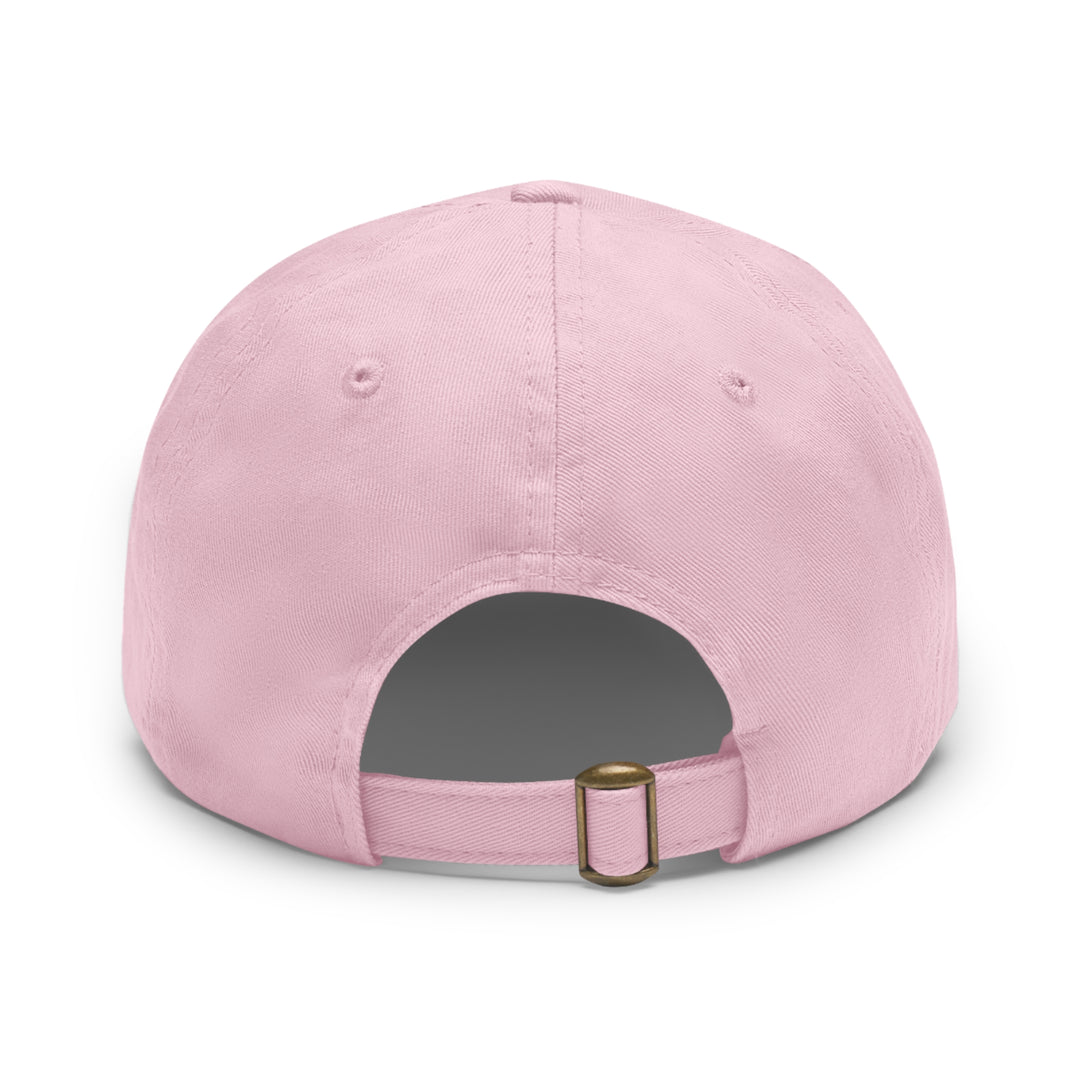 Dad Hat - Teddy Bear Leather Patch Embroidered Cap - Rizzlly