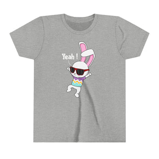 Cool Bunny Youth Tee - Fun Short Sleeve Shirt for Kids - Perfect for Birthdays and Celebrations!