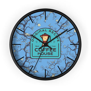 Coffee House Wall Clock - Original Recipe Design for Coffee Lovers