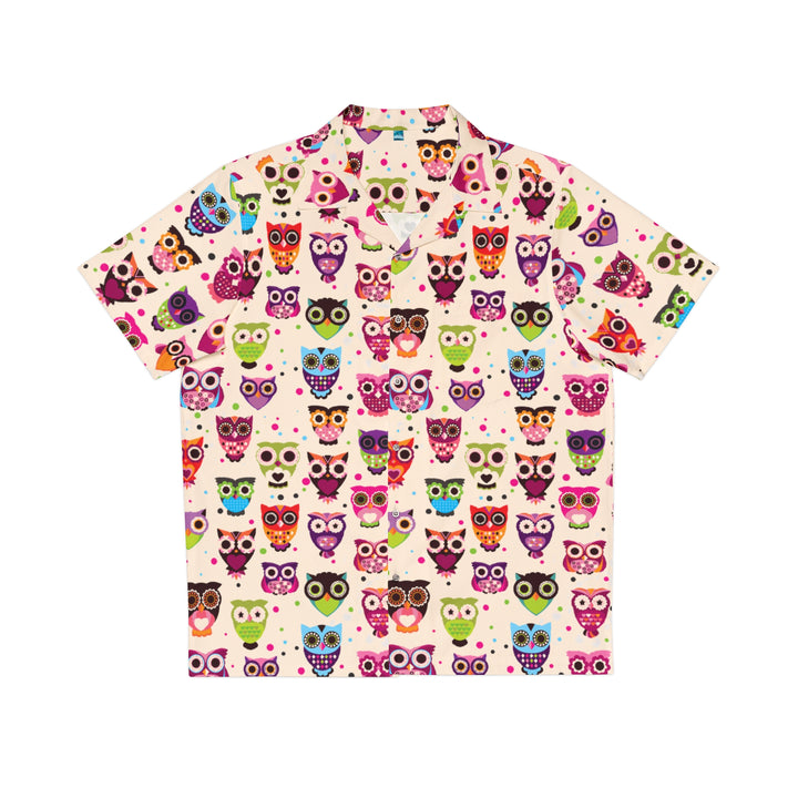 Colorful Owl Hawaiian Shirt