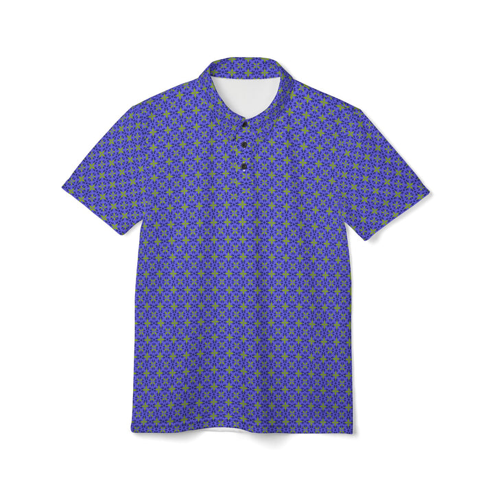 Blue Checked Polo Shirt