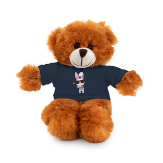 Cute Plush Bear with Custom Tee - Perfect Gift for Kids & Celebrations