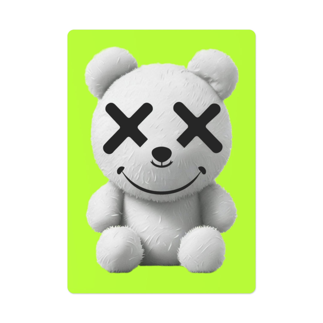 Kawaii Poker Cards Set with Cute Bear Design - Rizzlly