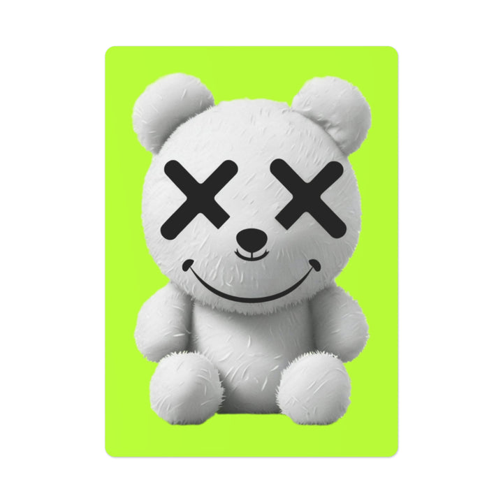 Kawaii Poker Cards Set with Cute Bear Design - Rizzlly