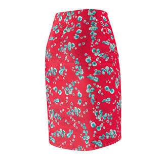 Women's Pencil Skirt Floral