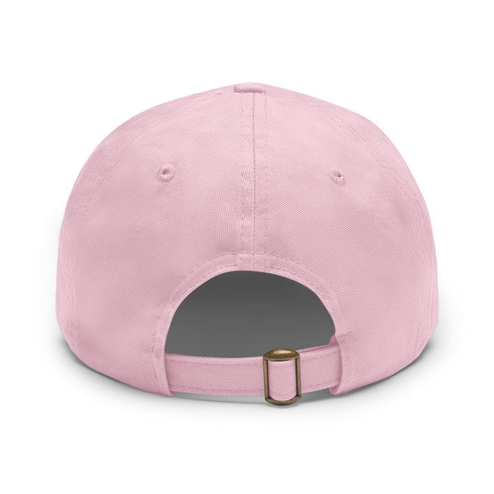 Dad Hat - Teddy Bear Leather Patch Embroidered Cap - Rizzlly