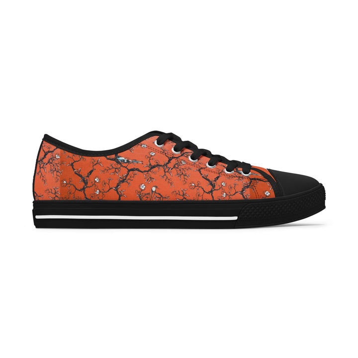 Floral Women's Low Top Sneakers - Stylish Comfort for Everyday Wear - Rizzlly