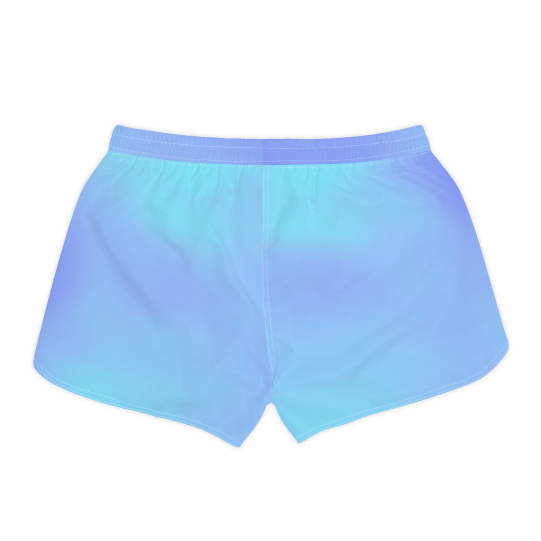 Gradient Blue Casual Shorts