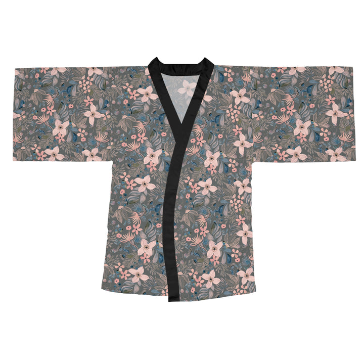 Floral Long Sleeve Kimono Robe