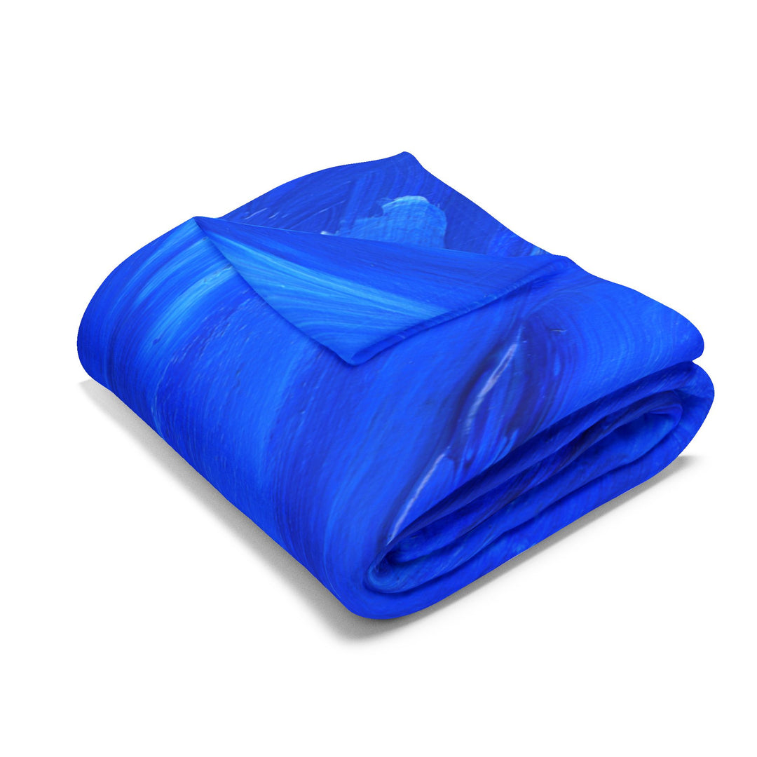 Cozy Blue Arctic Fleece Blanket
